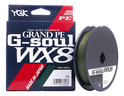 Linha Multifilamento Ygk Real Sports G-soul Wx8 80lb 300m