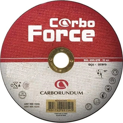 Disco De Corte Ferro 230x3,2x22,2mm Carborundum