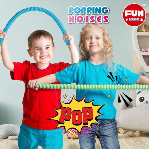 Jumbo & Mini Pop Tubes Pitdler Fidget Jugues, Funkidz 21 Bac