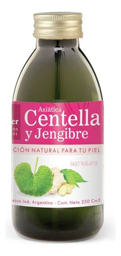 Suplemento en líquido Natier  Bebible Jugo de Centella y Jengibre vitaminas