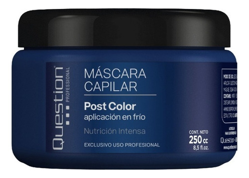 Mascara Capilar Question Post Color Nutricion Brillo  250cc