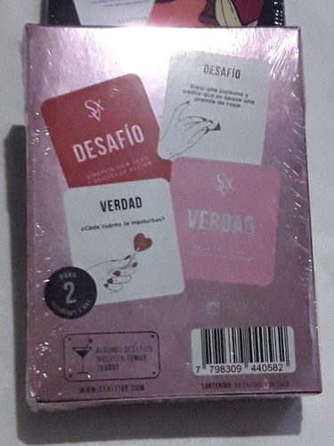 Imagen 3 de 10 de Set De Juegos Eróticos Sexitive