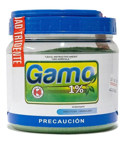 Insecticida Granulado Gamo 1% Para Jardín De 1 Kg