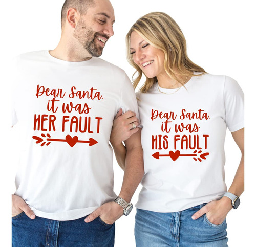 Querido Papá Noel Él Ella Hizo Conjuntos De Parejas N...