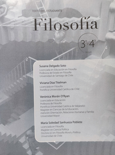 Filosofía 3° Y 4° Medio Texto Del Estudiante. Filosofía (Reacondicionado)