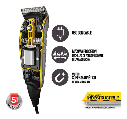 Maquina Cortar Cabello Pelo Remington 15 Pzs Indestructible