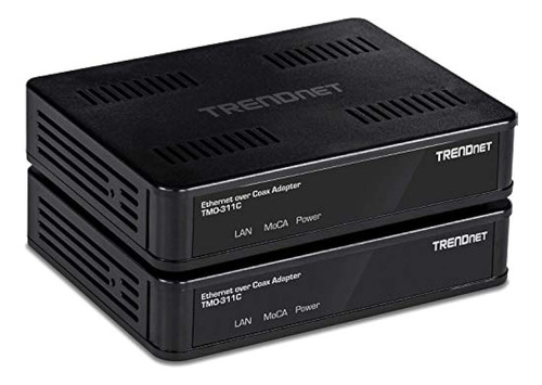 Trendnet Ethernet Sobre Adaptador Coaxial, (paquete De 2), R