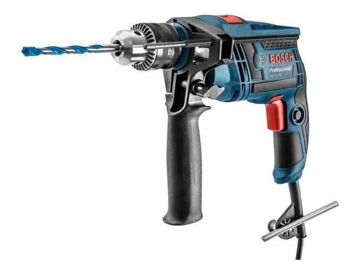 Imagen 2 de 2 de Taladro eléctrico percutor y destornillador Bosch Professional GSB 13 RE 2800rpm 600W azul 220V - 230V con caja de cartón