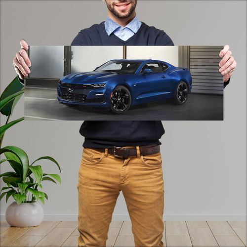 Cuadro 30x80cm Auto 2019 Chevrolet Camaro Ss 773 196