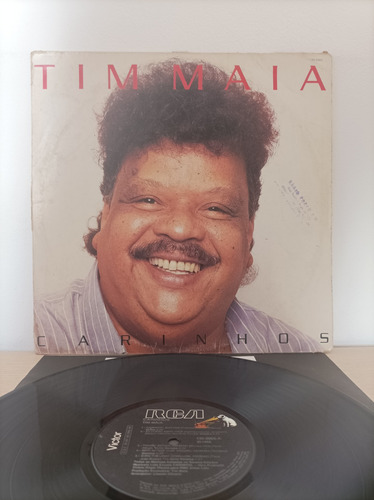 Lp Vinil Tim Maia Carinhos Com Encarte