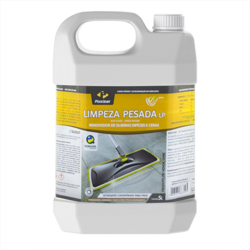 Limpeza Profunda Com Limpeza Pesada Pisoclean Lp 5l