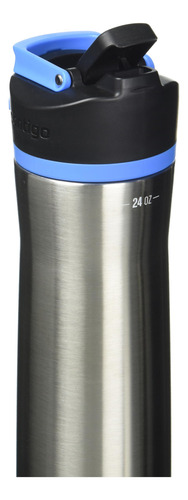 Botella De Agua De Acero Inoxidable 24 Oz Amapola Azul Acero Inoxidable Con Amapola Azul