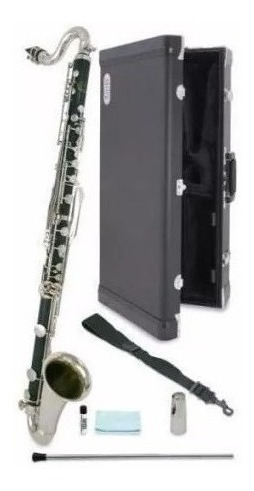 Gala Bc1200 Bb Clarinete Bajo Llave C + Estuche.