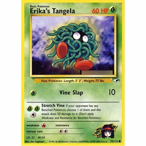 2x Erika's Tangela - Planta Comum 79/132 - Pokemon Card Game