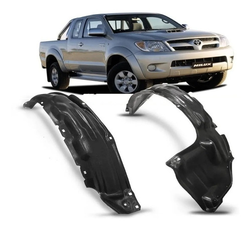 Kit X2 Guardaplast Delante Pasarueda Toyota Hilux 2005 /2011