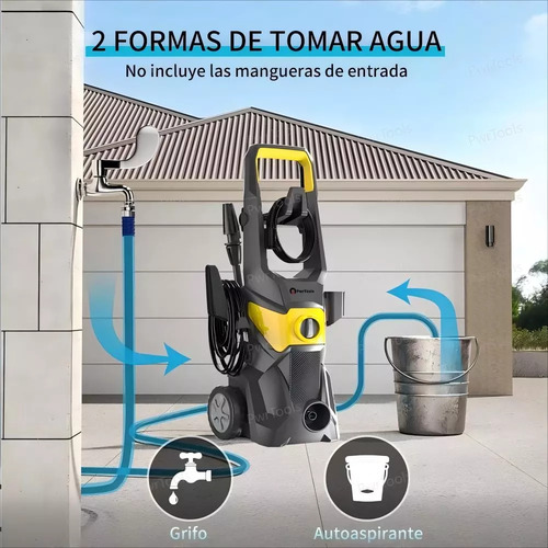 Hidrolavadora Eléctrica 3100 Psi, Motor 7640, 3000w 110v 10m Color Amarillo pwrtools