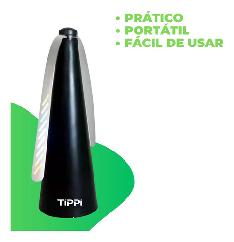 Kit 2 Ventilador Repelente De Mesa Espanta Inseto Mosquito Mosca Jardim Restaurantes Buffet Lanchonete Tippi