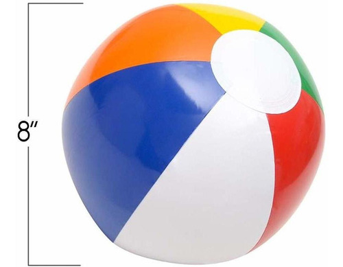 Artcreativity Arco Iris Inflables Balones De Playa - Pack De