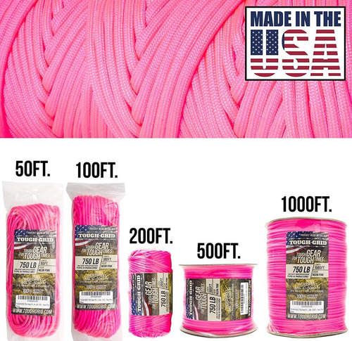 Imagen 3 de 10 de Cuerda Paracord De Nylon De 15 Mts Tough - Grid
