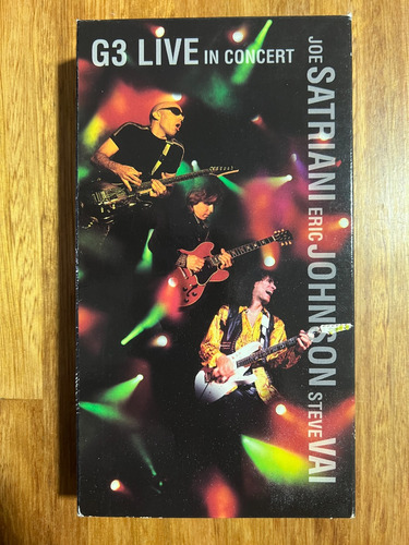 Vhs G3 Live In Concert - Joe Satriani-eric Johnson-steve Vai