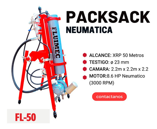 Packsack Neumatica Fl-50 - Muestra De 23 Mm