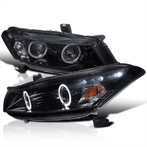 Spec-d Tuning Faro Delantero Proyector Doble Halo Carcasa 2