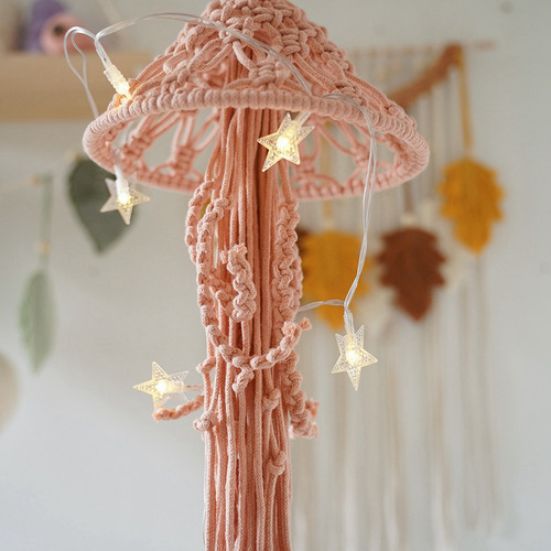 Mxg-jj Colector De Macramé P3boho, Adorno Tejido A Mano Con