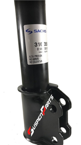 Imagen 4 de 7 de Kit Amortiguadores Delanteros Sachs Chevrolet Celta 11+