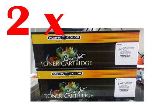 Pack  2 Toner H Ce285a Alternativo Marca Pacific Color