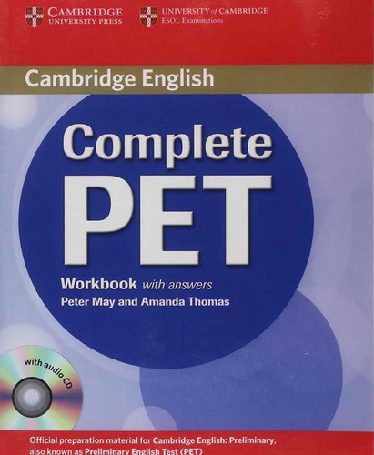 Complete Pet Workbook With Answers With Audio Cd