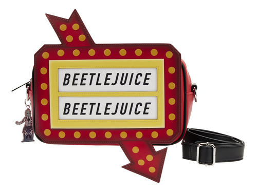 Bolsa Cruzada Con Cartel Del Cementerio De Beetlejuice Loung