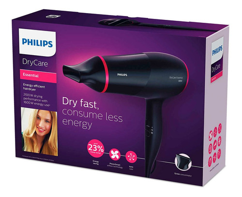 Secador De Pelo Philips Drycare Essential Bhd029/00