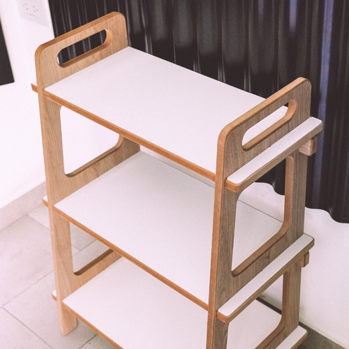 Imagen 3 de 5 de Estantería Madera 82x60x35 - Diseño Nórdico O Industrial