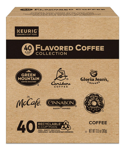 Pacote De Variedades De Café Keurig K-cup Pods Com Sabor De