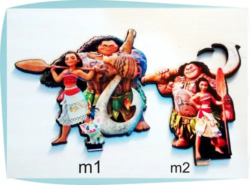 15 Portaretratos Moana Con Vidrio Foto 10x15cm Personalizado