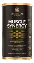 Comprar Muscle Synergy Essential - Colageno + Creatina + Bcaa - 454g Sabor Pêssego e frutas tropicais