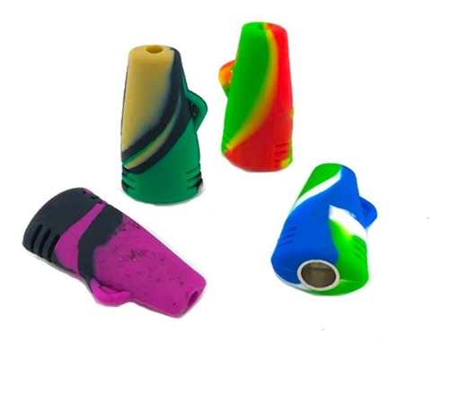 Pipa De Silicona Diseño Chillum Tipo Heater | Zigzaboo