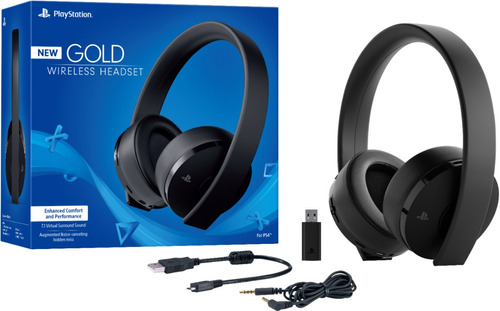 New Gold Black Wireless Stereo Headset / Audifonos Para Ps4