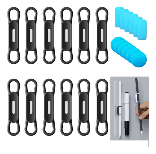 Paquete De 12 Portalapices Magneticos De Silicona Para Refri