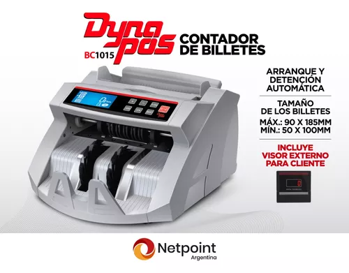 Maquina cuenta billetes Dynapos Distribuidor oficial en La Plata