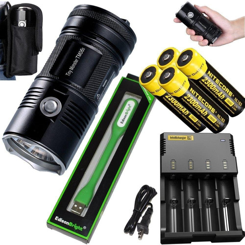 Nitecore Tm06s 4000 lúmenes Cree Linterna Led De Tiny Monste