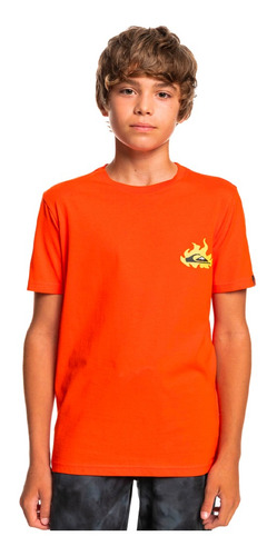 Polera Quiksilver Hells Yeah Niño Cherry Tomato