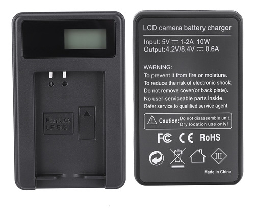 Cámara Seivi E12 De Batería Única, Pantalla De Carga Lcd Usb