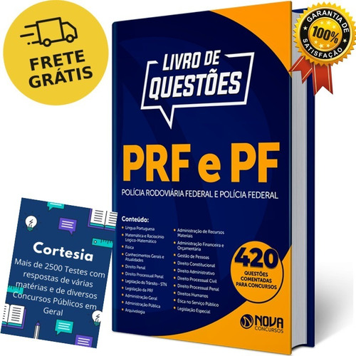 Caderno De Questões Comentadas Concurso Prf E Pf