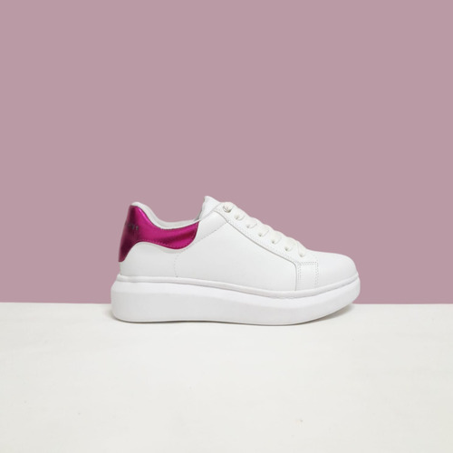 Zapatillas Milan Blanco & Fucsia