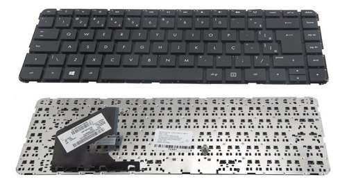 Teclado BringIT U33 Aeu33600010 Para Hp 14-b060b 14-b065br 14-b080br 14-b090br Português Brasil Cor Preto