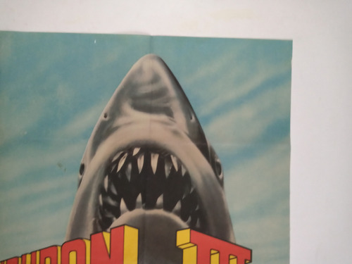 Afiche Cine Tiburon Iii Jaws Richard Matheson Terror (Usado)