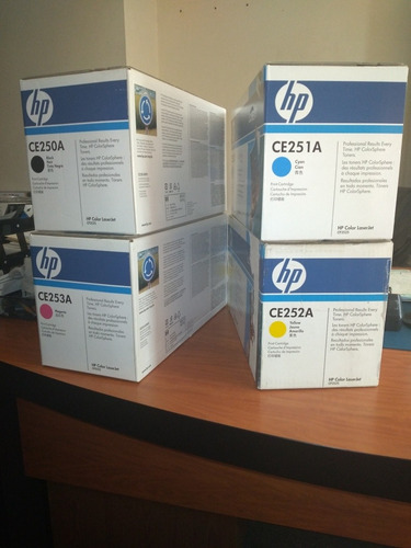 Cartuchos De Toner Hp Originales Ce250a