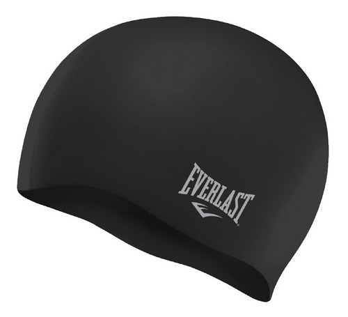 Cachucha D/silicone  Para Natacion Everlast Black Color Negro Talla Única