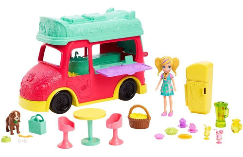 Set De Juego Polly Pocket Camión De Licuados